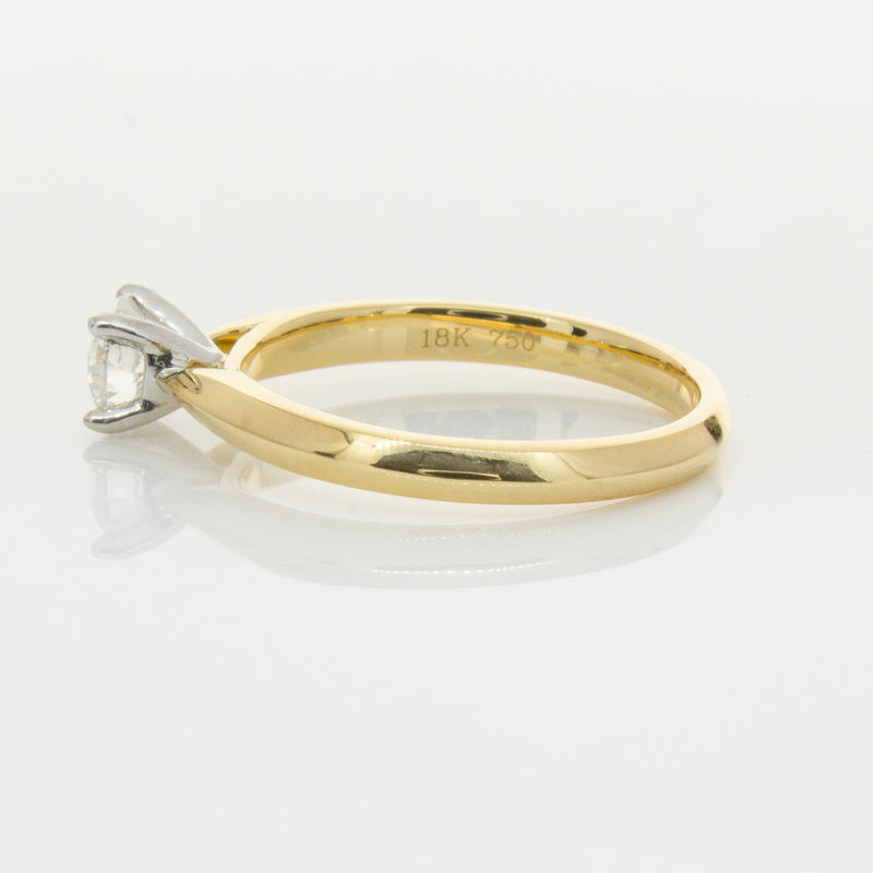 18ct Yellow Gold .46ct Diamond Venetian Ring-Ring-Walker & Hall