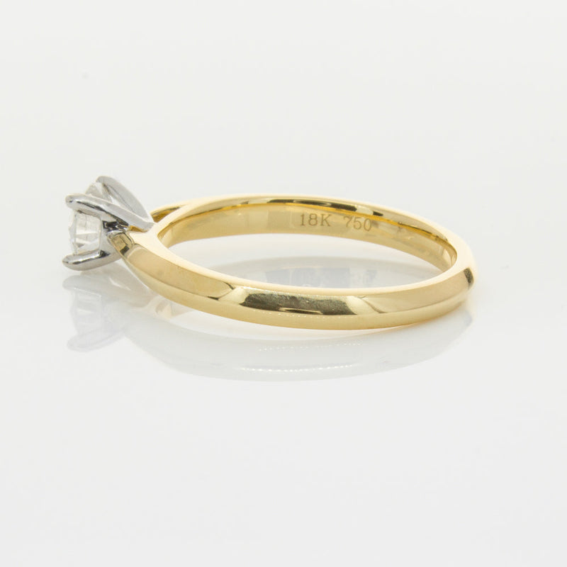 18ct Yellow Gold .46ct Diamond Venetian Ring-Ring-Walker & Hall