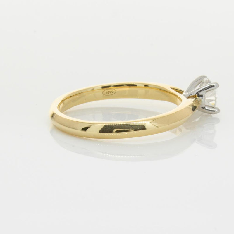 18ct Yellow Gold .50ct Diamond Venetian Ring-Ring-Walker & Hall