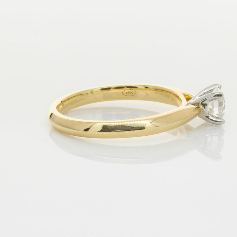 18ct Yellow Gold .46ct Diamond Venetian Ring-Ring-Walker & Hall