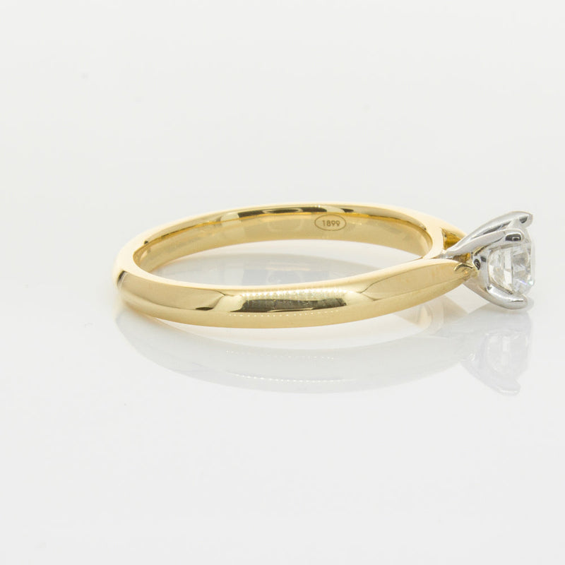 18ct Yellow Gold .46ct Diamond Venetian Ring-Ring-Walker & Hall