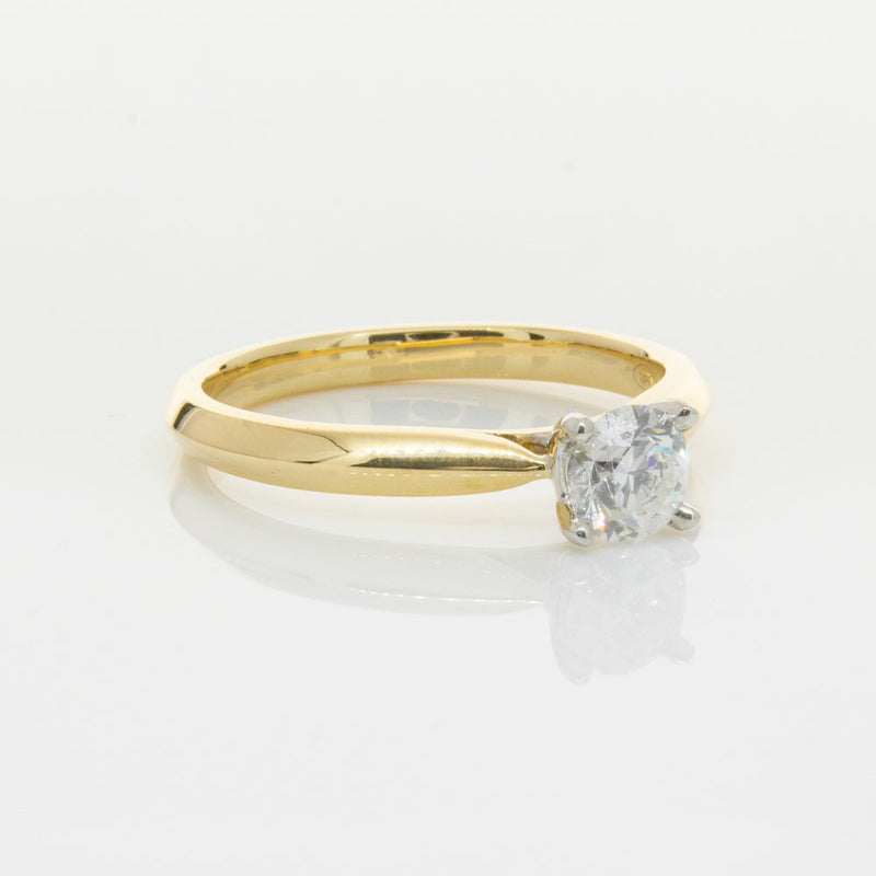 18ct Yellow Gold .46ct Diamond Venetian Ring-Ring-Walker & Hall