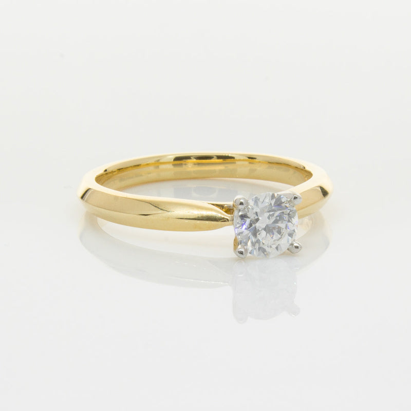 18ct Yellow Gold .46ct Diamond Venetian Ring-Ring-Walker & Hall