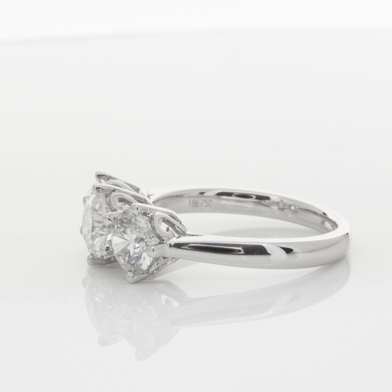 18ct White Gold 2.11ct Diamond Coronado Ring-Ring-Walker & Hall