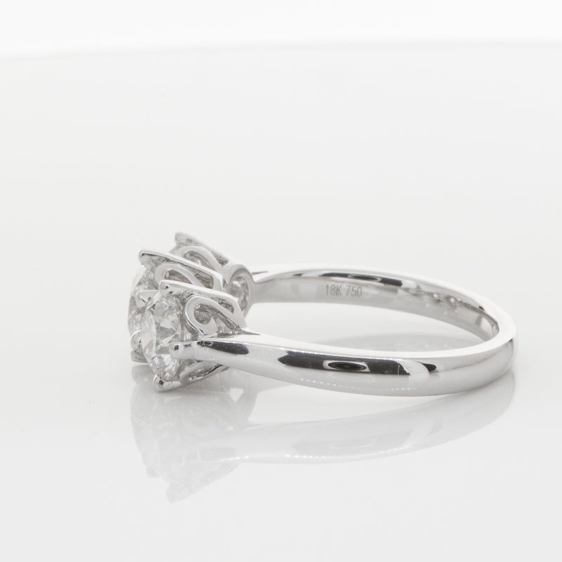 18ct White Gold 2.11ct Diamond Coronado Ring-Ring-Walker & Hall