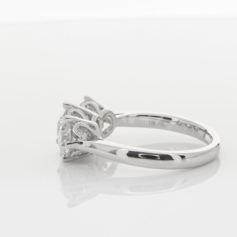 18ct White Gold 2.11ct Diamond Coronado Ring-Ring-Walker & Hall