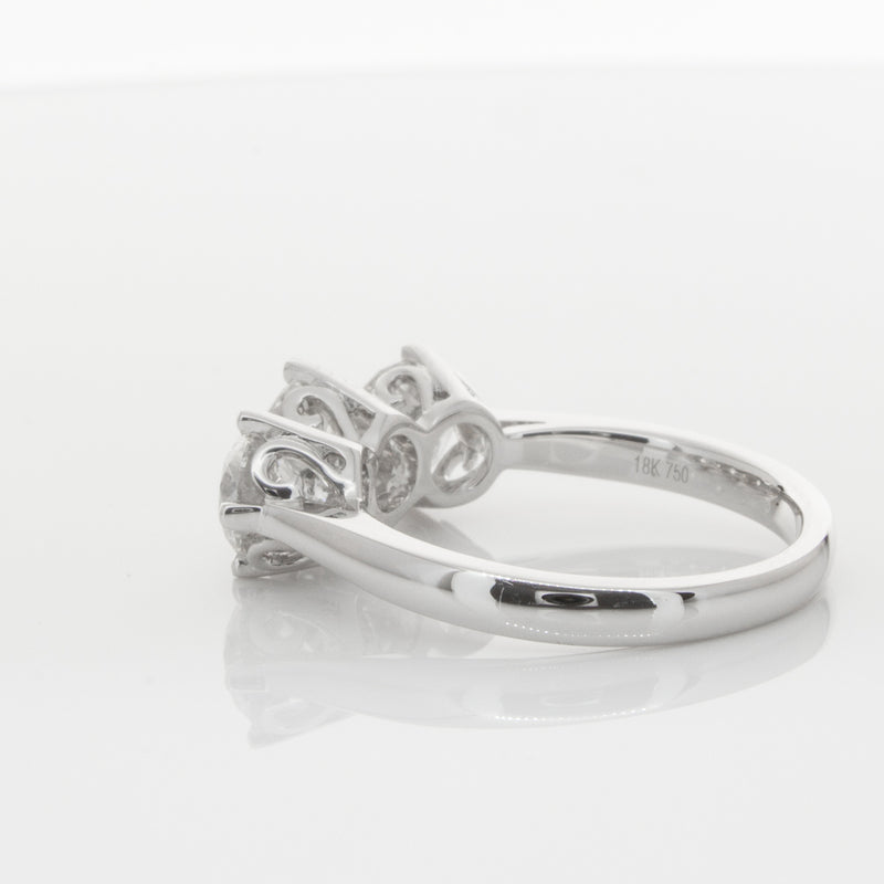 18ct White Gold 2.11ct Diamond Coronado Ring-Ring-Walker & Hall