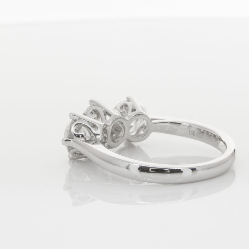 18ct White Gold 2.11ct Diamond Coronado Ring-Ring-Walker & Hall