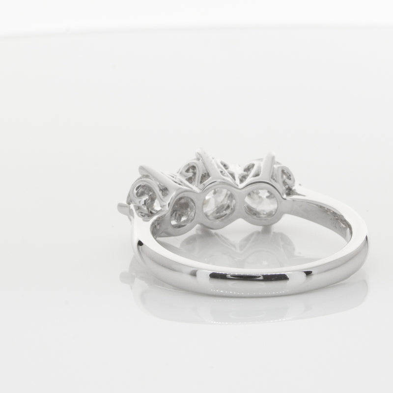 18ct White Gold 2.11ct Diamond Coronado Ring-Ring-Walker & Hall