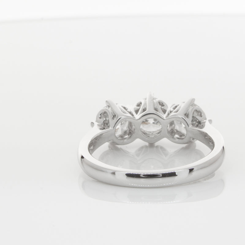 18ct White Gold 2.11ct Diamond Coronado Ring-Ring-Walker & Hall