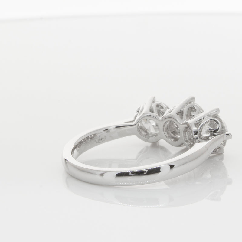 18ct White Gold 2.11ct Diamond Coronado Ring-Ring-Walker & Hall