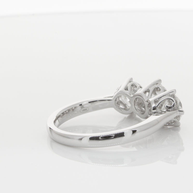 18ct White Gold 2.11ct Diamond Coronado Ring-Ring-Walker & Hall