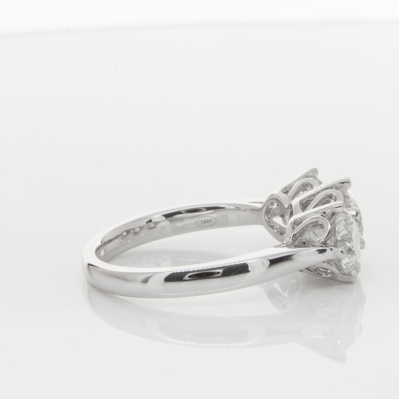 18ct White Gold 2.11ct Diamond Coronado Ring-Ring-Walker & Hall