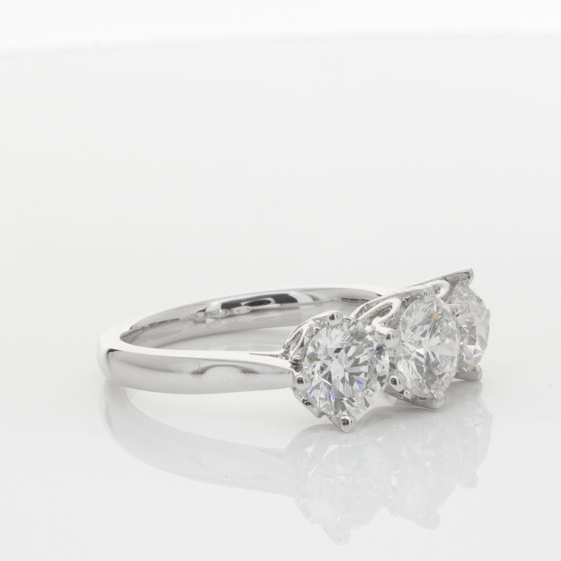 18ct White Gold 2.11ct Diamond Coronado Ring-Ring-Walker & Hall