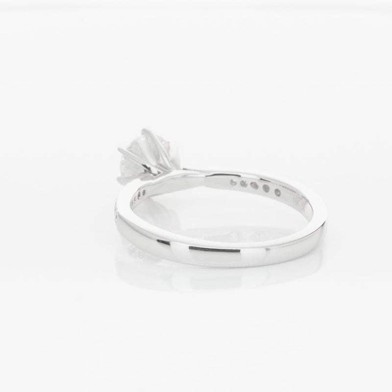 18ct White Gold 1.00ct Diamond Zenith Ring-Ring-Walker & Hall