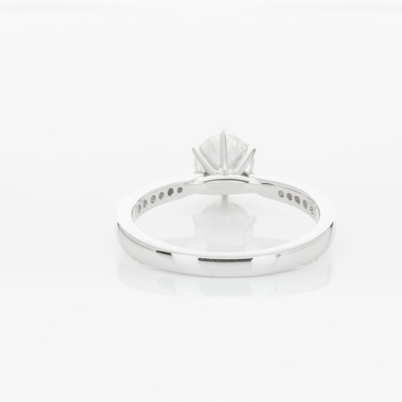 18ct White Gold 1.00ct Diamond Zenith Ring-Ring-Walker & Hall