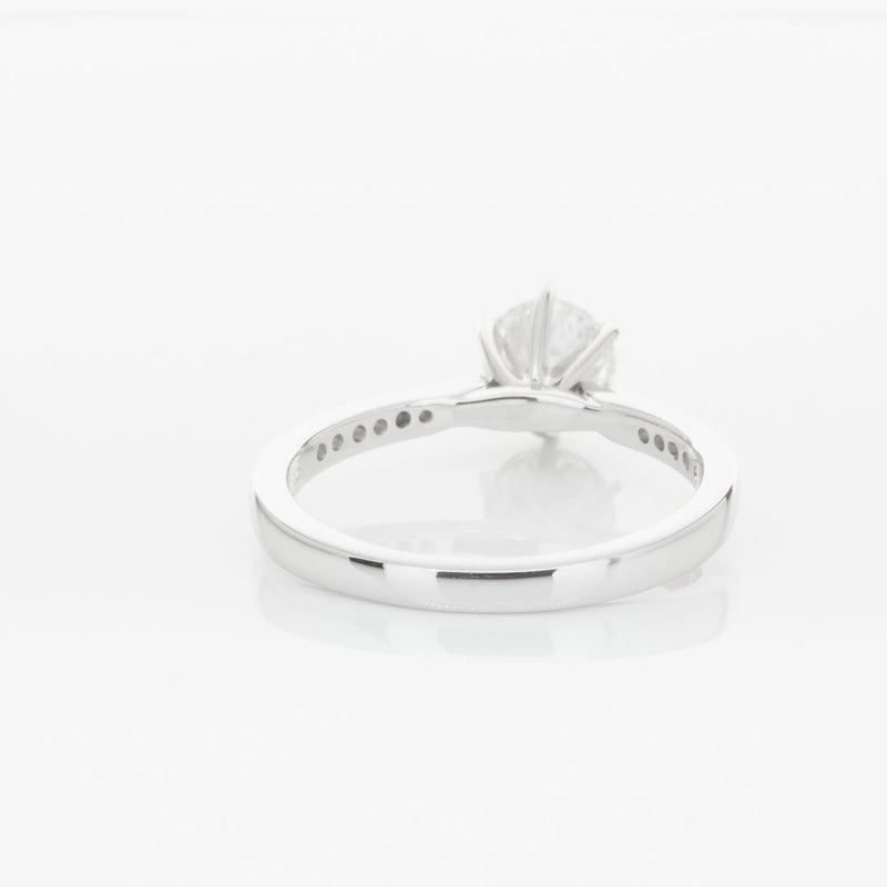 18ct White Gold 1.00ct Diamond Zenith Ring-Ring-Walker & Hall