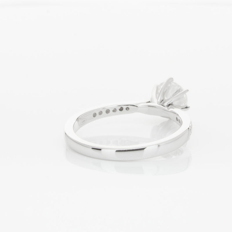 18ct White Gold 1.00ct Diamond Zenith Ring-Ring-Walker & Hall