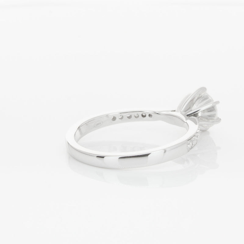 18ct White Gold 1.00ct Diamond Zenith Ring-Ring-Walker & Hall