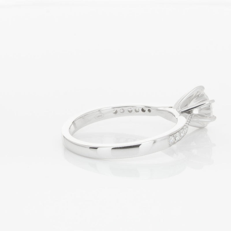 18ct White Gold 1.00ct Diamond Zenith Ring-Ring-Walker & Hall