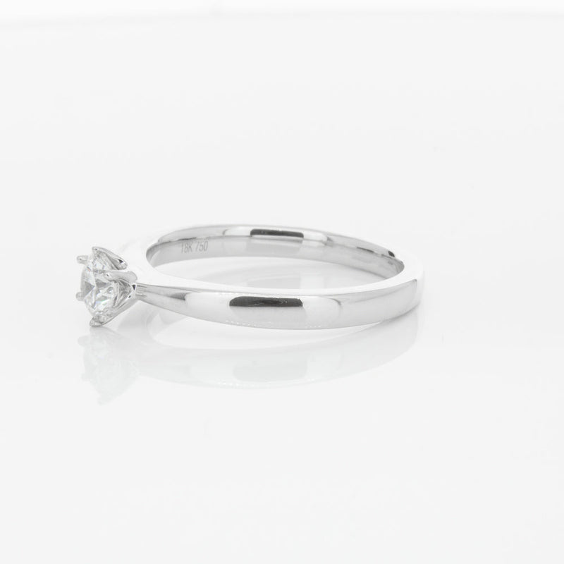 18ct White Gold .40ct Diamond Nova Ring-Ring-Walker & Hall