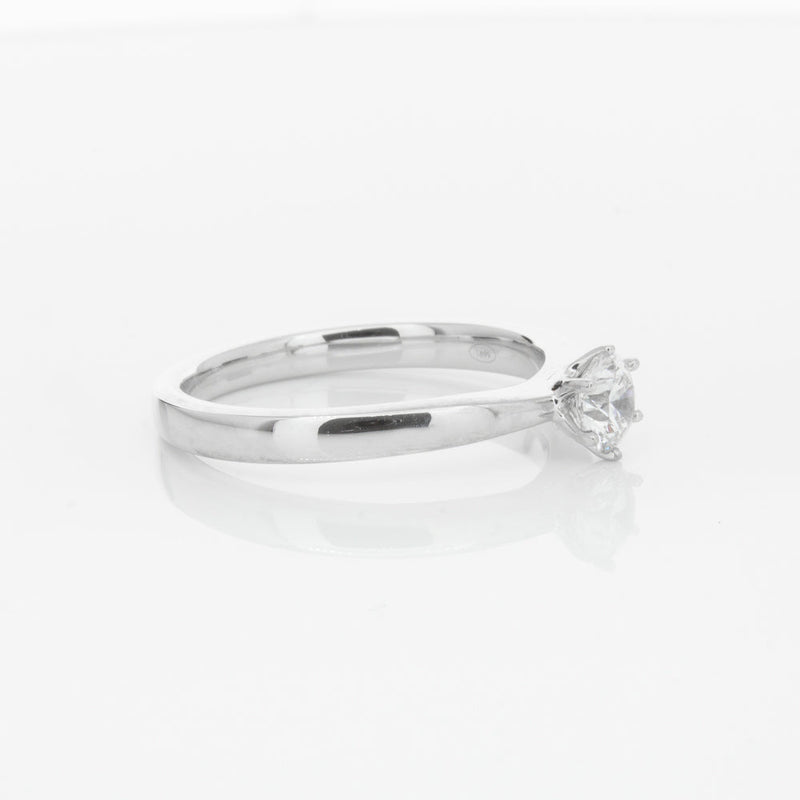 18ct White Gold .40ct Diamond Nova Ring-Ring-Walker & Hall