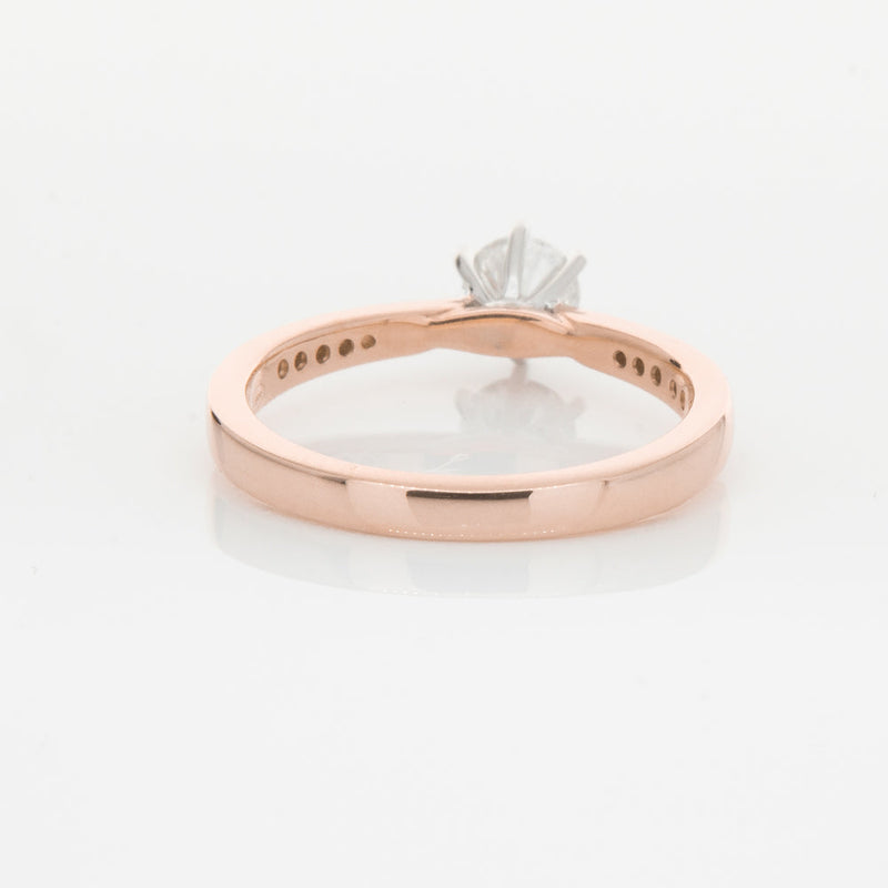 18ct Rose Gold .50ct Diamond Zenith Ring-Ring-Walker & Hall