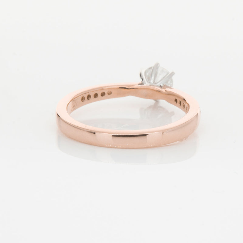 18ct Rose Gold .50ct Diamond Zenith Ring-Ring-Walker & Hall
