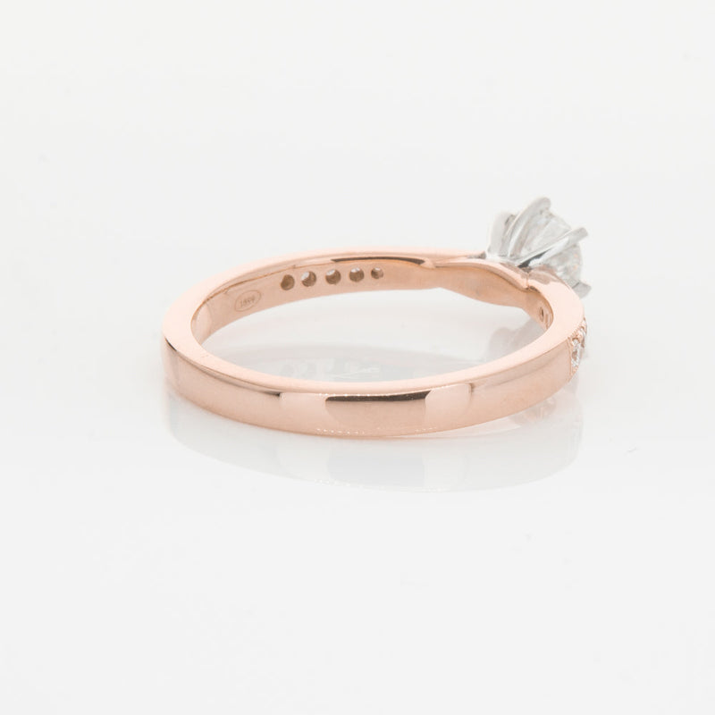 18ct Rose Gold .50ct Diamond Zenith Ring-Ring-Walker & Hall