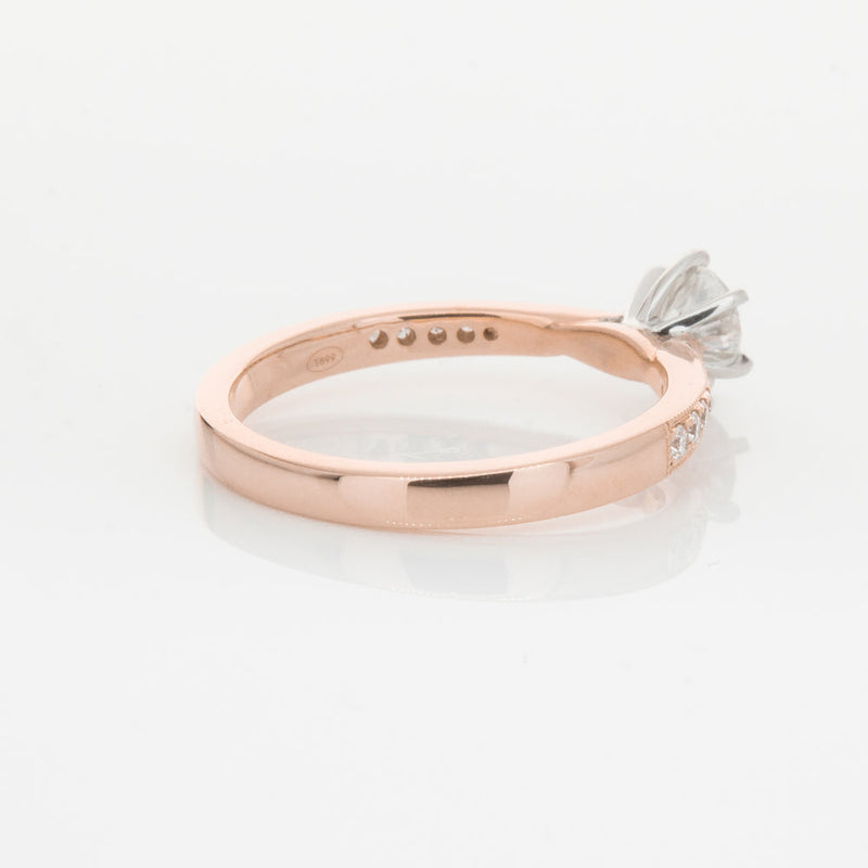 18ct Rose Gold .50ct Diamond Zenith Ring-Ring-Walker & Hall