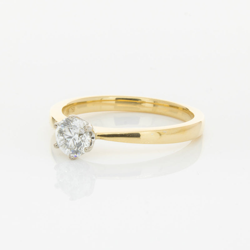 18ct Yellow Gold .51ct Diamond Nova Ring-Ring-Walker & Hall