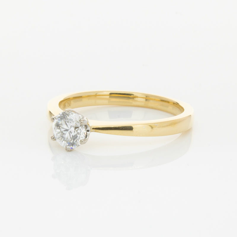 18ct Yellow Gold .50ct Diamond Nova Ring-Ring-Walker & Hall