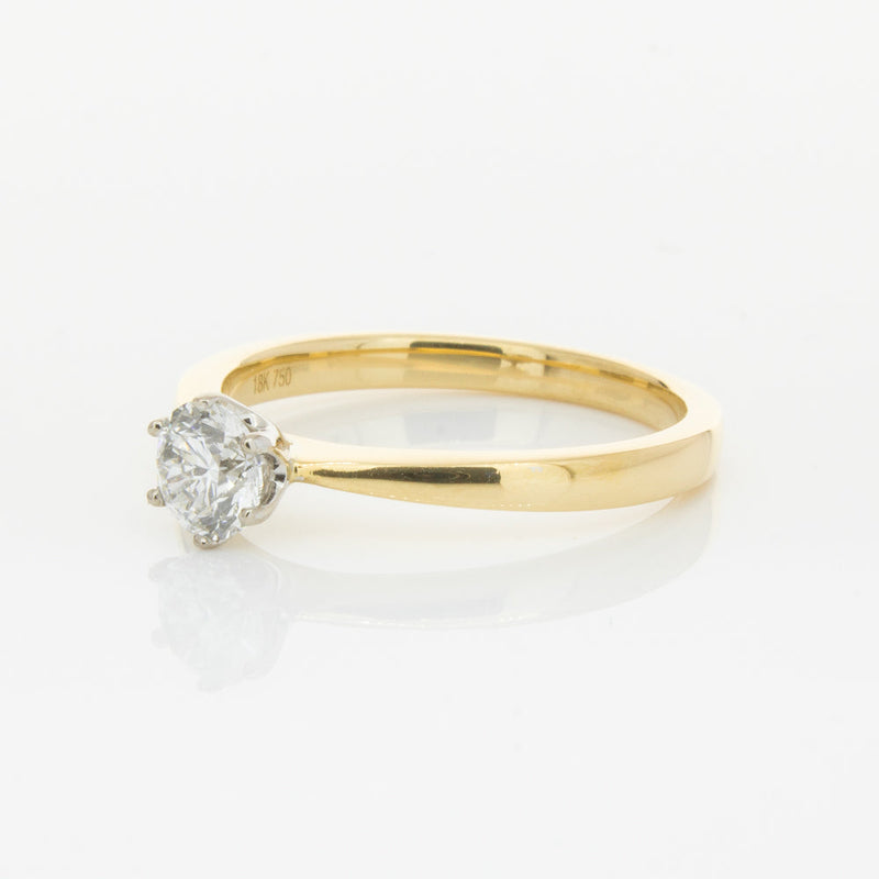 18ct Yellow Gold .51ct Diamond Nova Ring-Ring-Walker & Hall