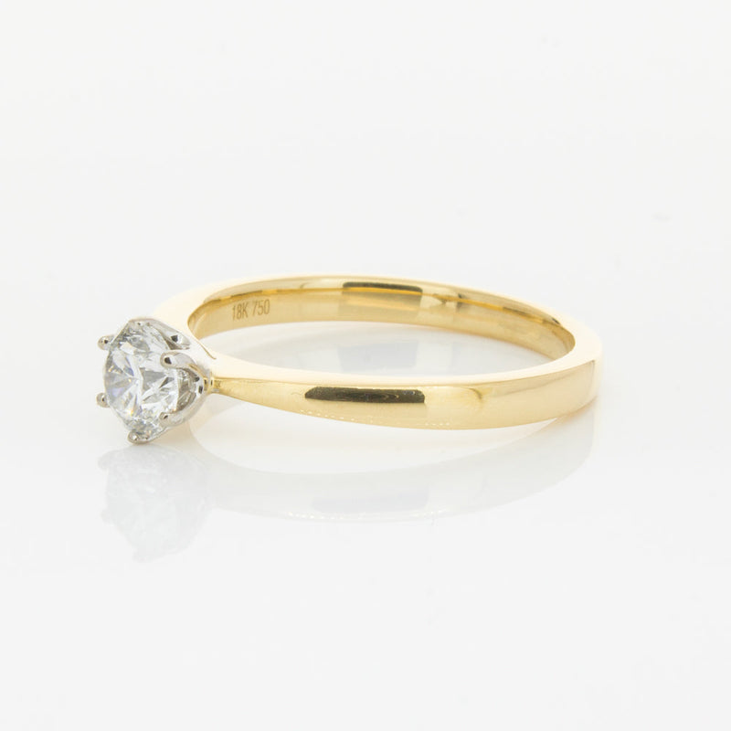 18ct Yellow Gold .51ct Diamond Nova Ring-Ring-Walker & Hall