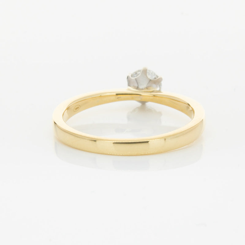18ct Yellow Gold .51ct Diamond Nova Ring-Ring-Walker & Hall