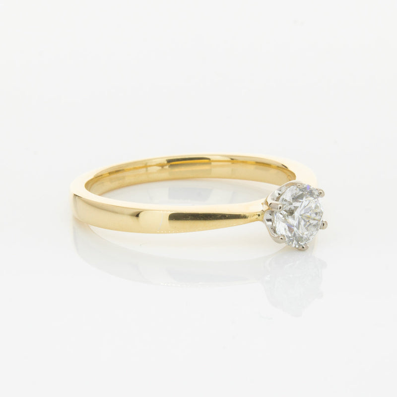 18ct Yellow Gold .51ct Diamond Nova Ring-Ring-Walker & Hall