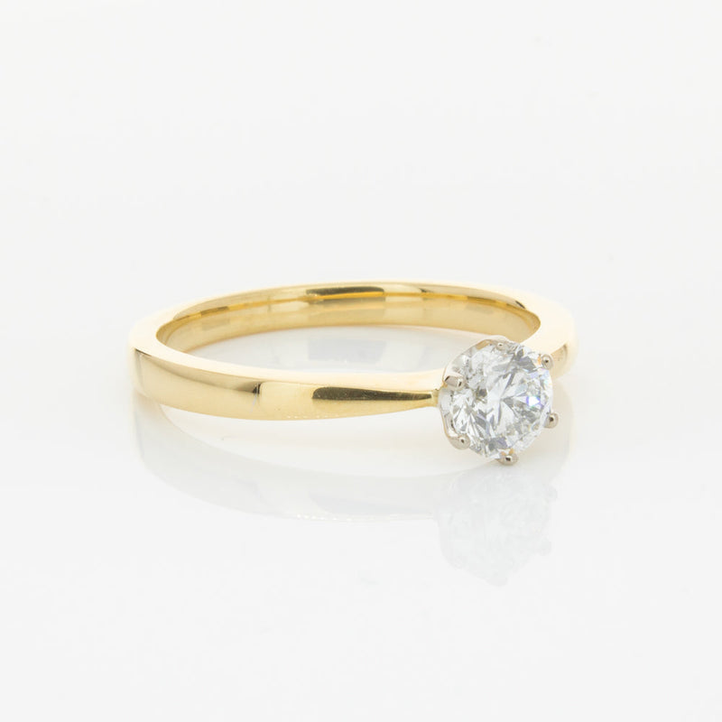 18ct Yellow Gold .51ct Diamond Nova Ring-Ring-Walker & Hall