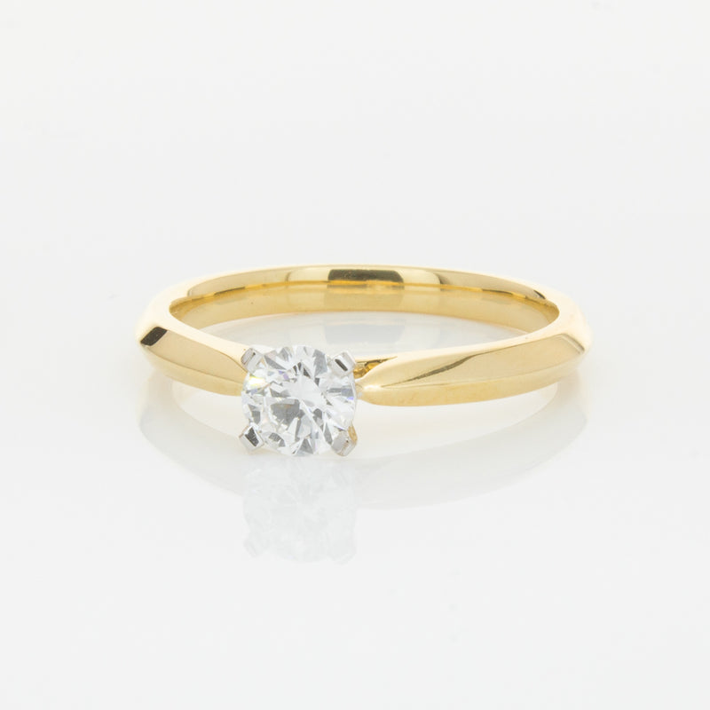 18ct Yellow Gold .40ct Diamond Venetian Ring-Ring-Walker & Hall