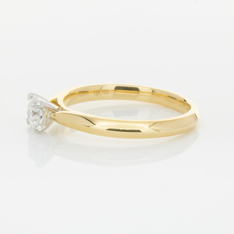 18ct Yellow Gold .40ct Diamond Venetian Ring-Ring-Walker & Hall