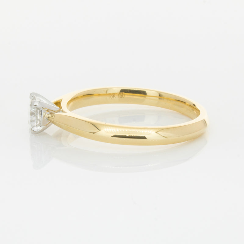 18ct Yellow Gold .40ct Diamond Venetian Ring-Ring-Walker & Hall