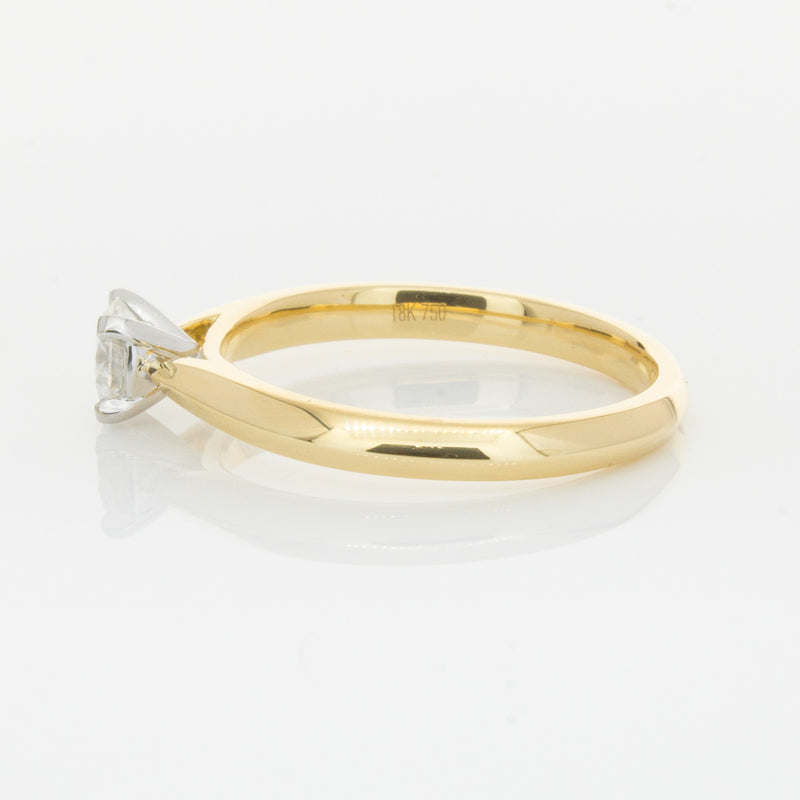 18ct Yellow Gold .40ct Diamond Venetian Ring-Ring-Walker & Hall