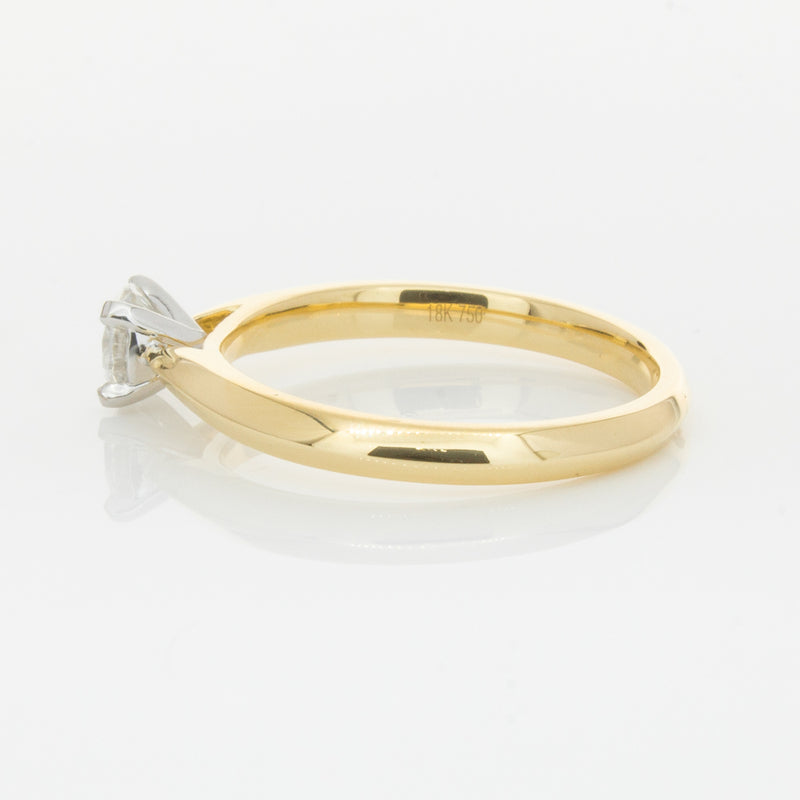 18ct Yellow Gold .40ct Diamond Venetian Ring-Ring-Walker & Hall