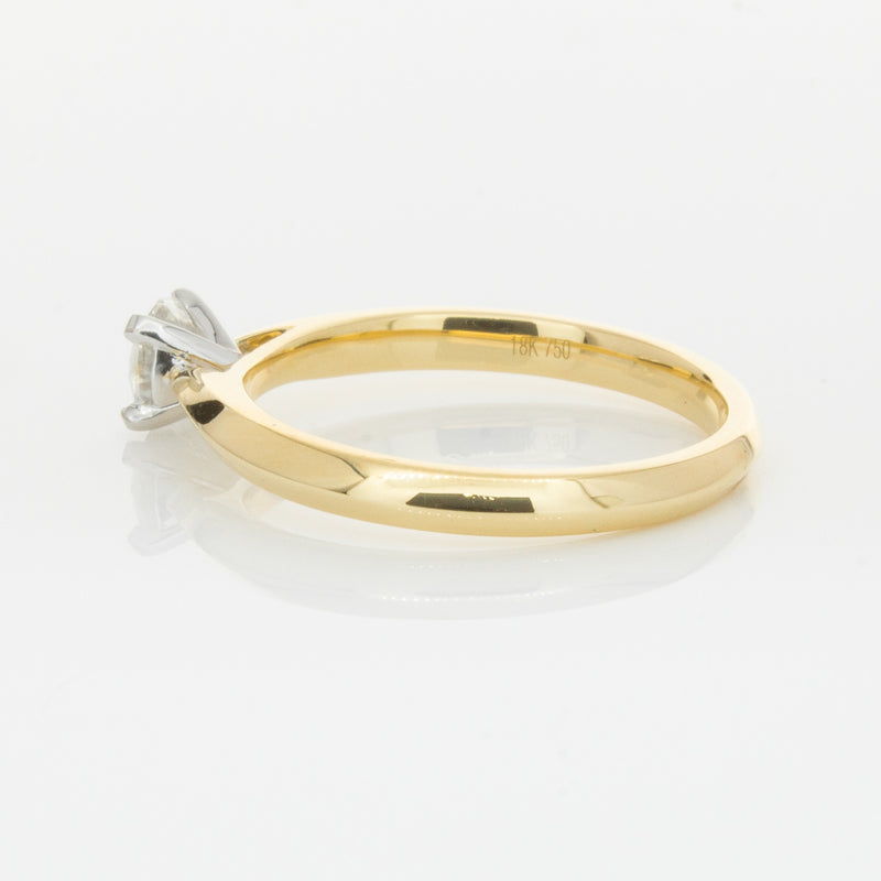 18ct Yellow Gold .40ct Diamond Venetian Ring-Ring-Walker & Hall