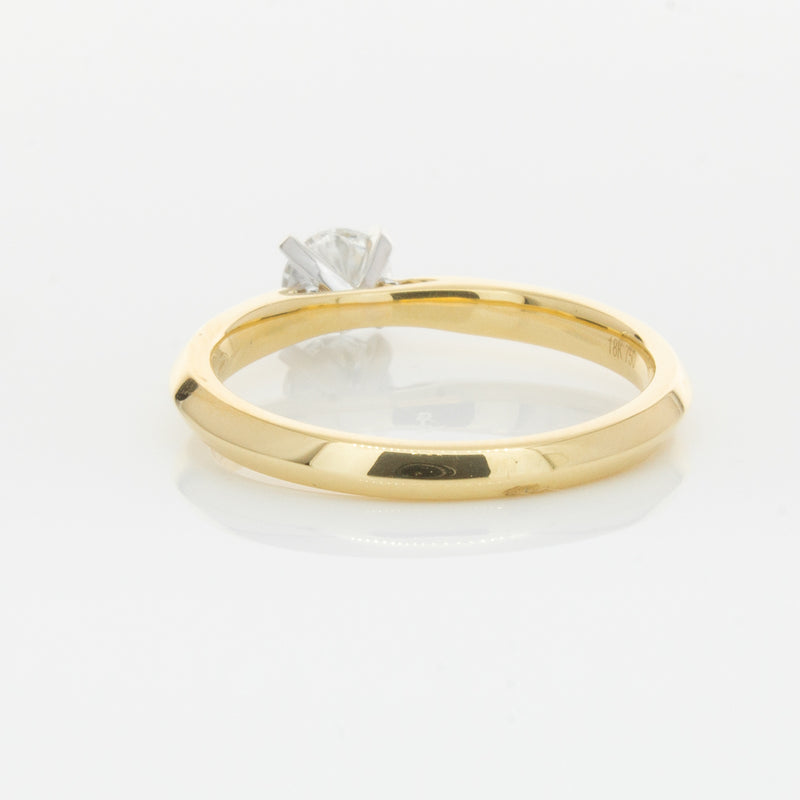 18ct Yellow Gold .40ct Diamond Venetian Ring-Ring-Walker & Hall