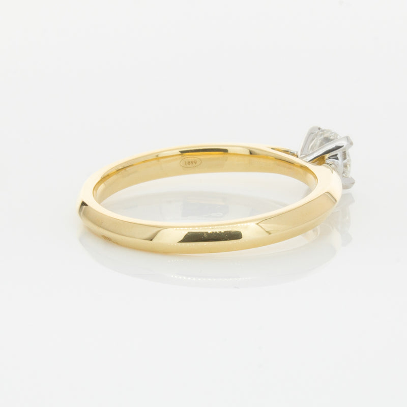 18ct Yellow Gold .40ct Diamond Venetian Ring-Ring-Walker & Hall