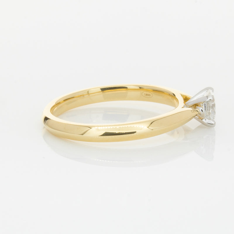 18ct Yellow Gold .40ct Diamond Venetian Ring-Ring-Walker & Hall