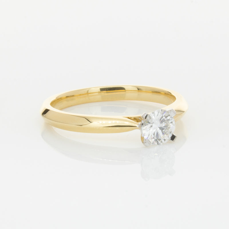 18ct Yellow Gold .40ct Diamond Venetian Ring-Ring-Walker & Hall