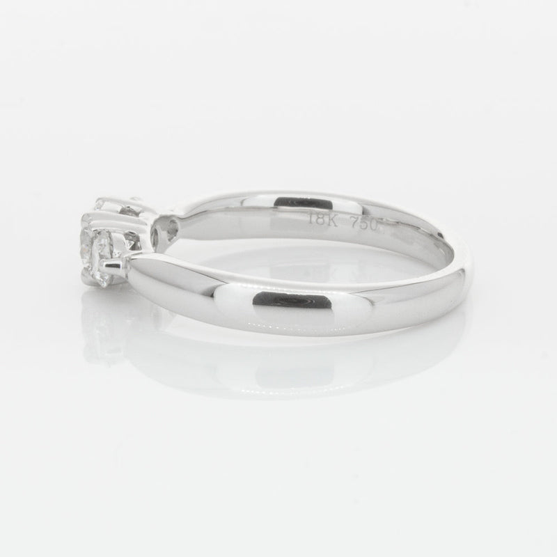 18ct White Gold .40ct Diamond Elysian Ring-Ring-Walker & Hall