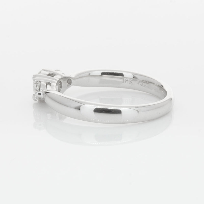 18ct White Gold .40ct Diamond Elysian Ring-Ring-Walker & Hall