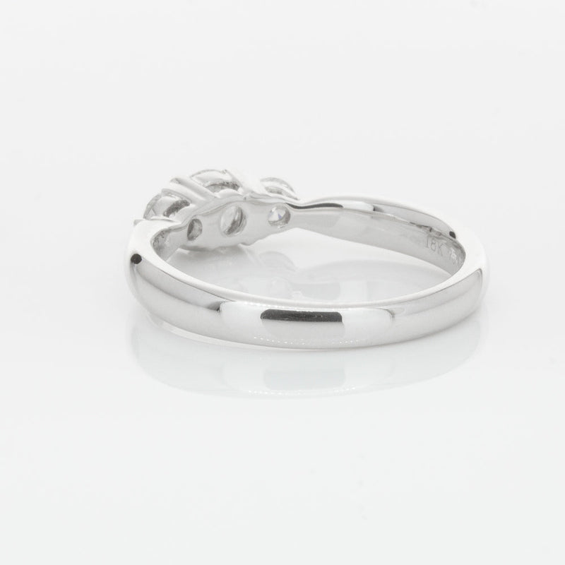 18ct White Gold .39ct Diamond Elysian Ring-Ring-Walker & Hall